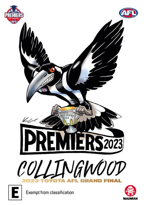 Afl Premiers 2023 Collingwood Magpies Madman