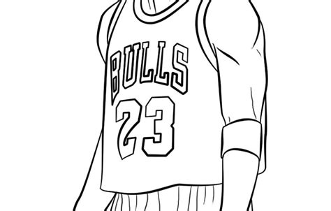 Michael Jordan Jersey Coloring Pages Coloring Pages