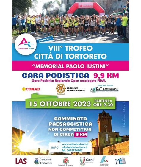 Trofeo Città di Tortoreto Memorial Paolo Iustini 15102023 locandina