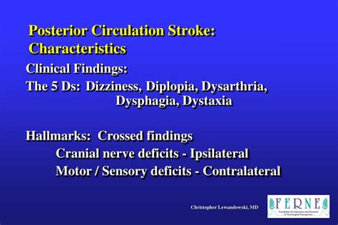 PPT - Posterior Circulation Stroke PowerPoint Presentation - ID:822160