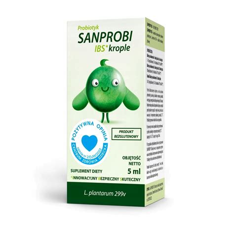 SANPROBI IBS probiotyk dla dzieci w kroplach wzmacnia odporność 5 ml