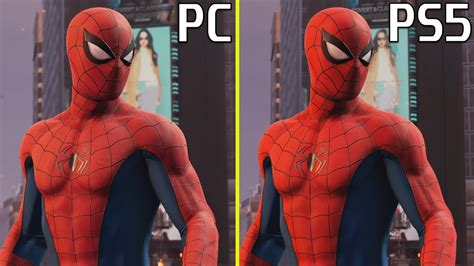 Marvel S Spider Man Pc Rtx Vs Ps Ray Tracing Mode On Graphics