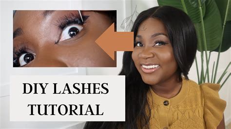 Lash Extensions At Home How To Apply Lash Clusters Beginner