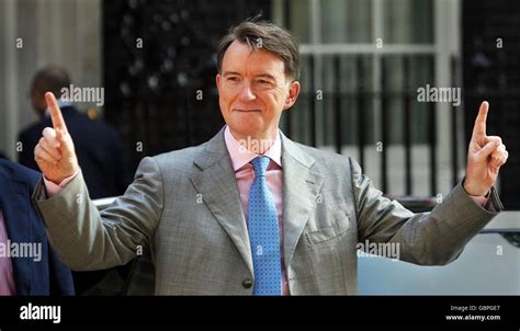 Business Secretary Peter Mandelson Meets With New Car Buyers Who Have