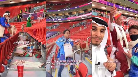 Viral Suporter Jepang Bersihkan Sampah Usai Nonton Piala Dunia Qatar