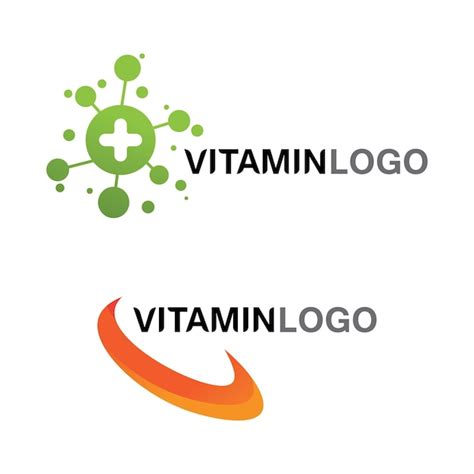 Premium Vector | Vitamin c logo vector design vector icon health nutrition