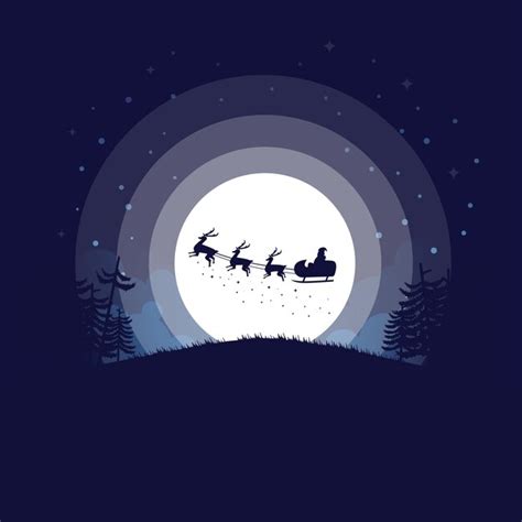 Premium Vector | Christmas eve illustration