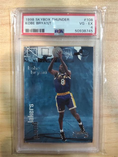 Kobe Bryant 1998 Skybox Thunder Psa 4 Lazada Ph