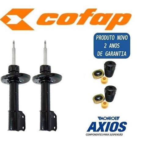 Par Amortecedor Dianteiro Cofap Celta Corsa Classic Prisma Kit Axios