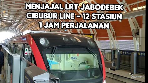 Travel Vlog Menjajal Lrt Jabodebek Cibubur Line Stasiun Jam