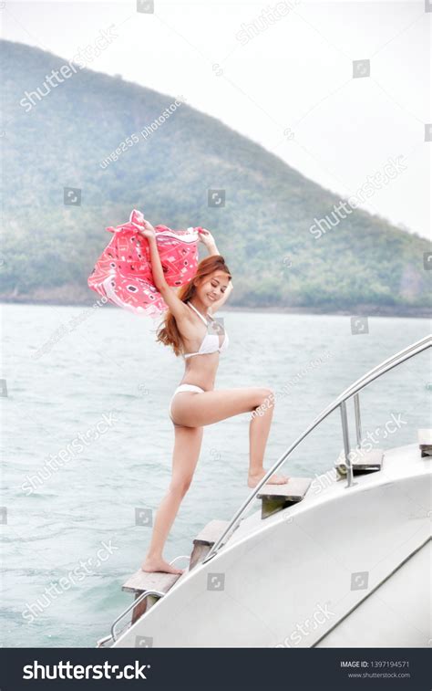 Portrait Sexy Asian Woman Wear Bikini Stock Photo Shutterstock