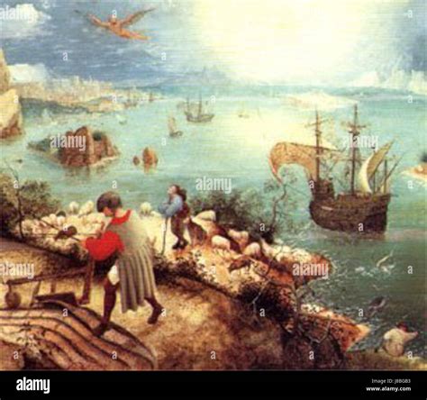 Fall of Icarus Brueghel Museum van Buuren Stock Photo - Alamy