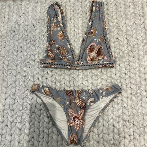 Brand New Zimmerman Bikini Never Worn Size Depop