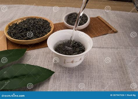 Oolong Da Hong Pao Tea Culture Stock Photo Image Of Bamboo Fragrance