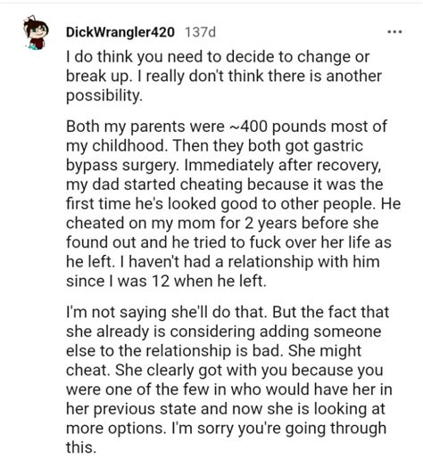 Wife Undergoes Major Weight Transformation And No Longer Finds Obese Husband Sexually Attractive