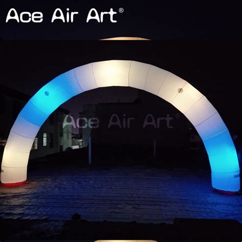 Indoor And Outdoor Giant Led Lighting Inflatable Arch Entrance For