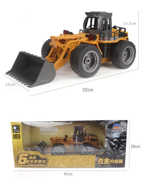 Huina Toys No G Ch Rc Metal Bulldozer Construction