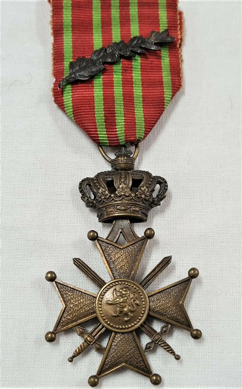 Ww Belgium Croix De Guerre Medal Cross Cross Of War Jb Military Antiques