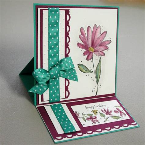 Happy Birthday Easel Card By MaggieMayLove At Splitcoaststampers