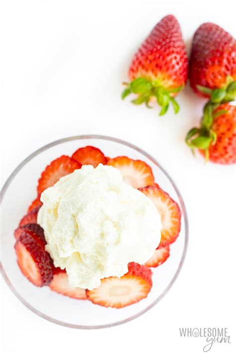 Sugar Free Keto Whipped Cream Recipe Wholesome Yum