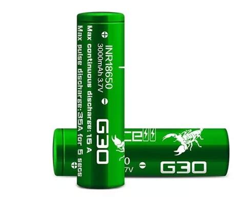 Bateria Pila Recargable Vapcell 18650 3000mah 15a Mod G30 En Venta En