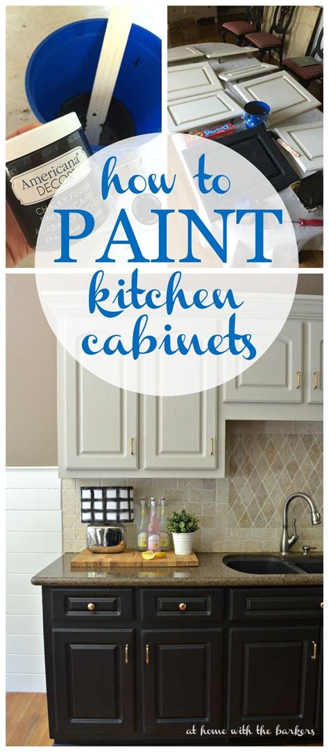 DIY Ideas How To Paint Kitchen Cabinets At Home With The Barkers