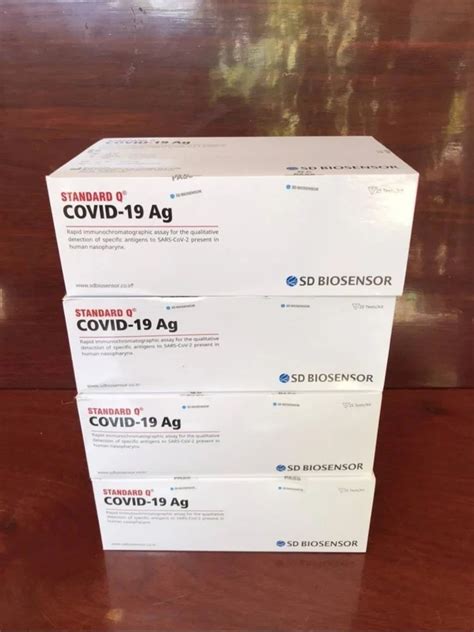 Standard Q Covid Ag Test Kit Number Of Reactions Preps Kit At