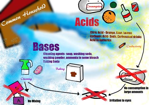 Haoyu's Science ePortfolio: ACE: Poster on Common Household Acids and Bases