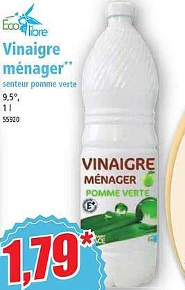 Promo Vinaigre Ménager Senteur Pomme Verte Eco Libre chez Norma