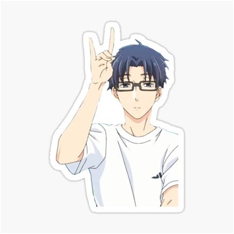 "HIROTAKA FROM WOTAKOI" Sticker for Sale by tsumikinnie | Redbubble