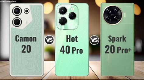 Tecno Camon 20 Vs Infinix Hot 40 Pro Vs Tecno Spark 20 Pro Full