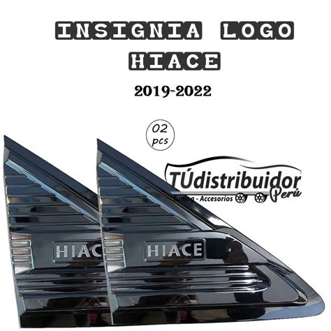 Emblema Logo Cromado Toyota Hiace 2019 2022 Tu Distribuidor Autocar