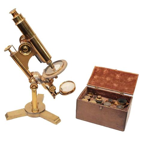 Antique Bausch And Lomb Microscope For Sale On 1stdibs Bausch And