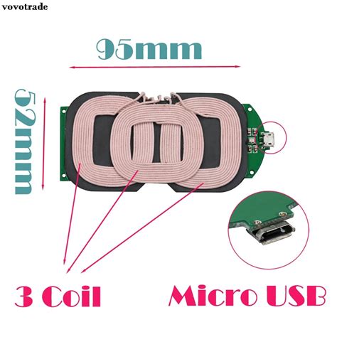 Vovotrade 3 Coils Qi Qi Wireless Charger PCBA Circuit Board Coil