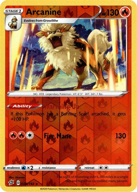 Arcanine Reverse Holo 28 Prices Pokemon Rebel Clash Pokemon Cards