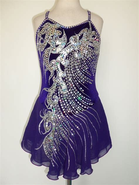 Purple Figure Ice Skating Dress