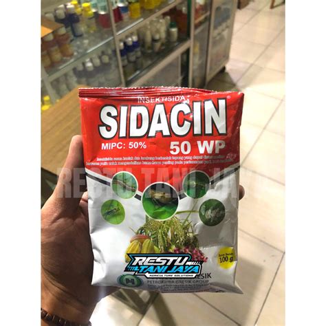 Jual Insektisida Sidacin 50wp 100gr Shopee Indonesia