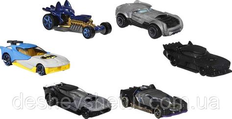 Hot Wheels Batman Character Car Pack HBY Mattel хот вілс машинки базові колекційні Бетмен