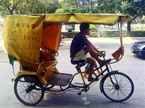 Stock Pictures Auto Rickshaws And Cycle Rickshaws In China