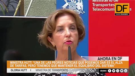 Ahora En DF Ministra Hutt Reconoce Que La Alza De Tarifa Metro Es Una