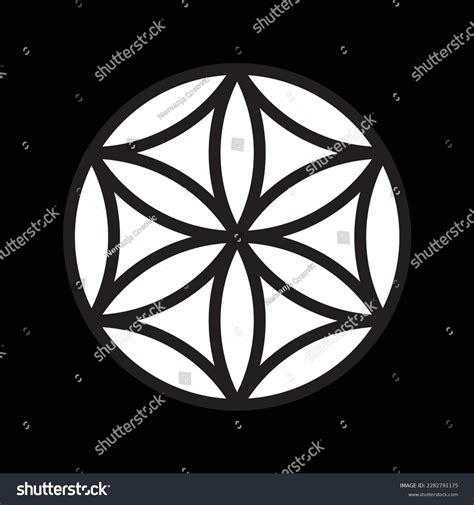 Perun Symbol Perunika Slavic Iris Bogisa Stock Vector (Royalty Free ...