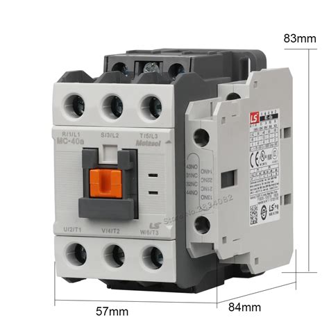 AC Contactor coil voltage 380v 220v 110v 48v 36v 24v MC 40a ...