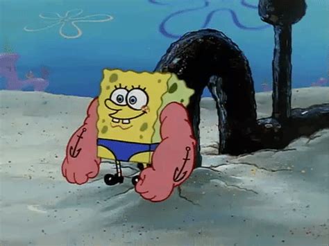 Spongebob Musclebob Buffpants Gif - Hand Made