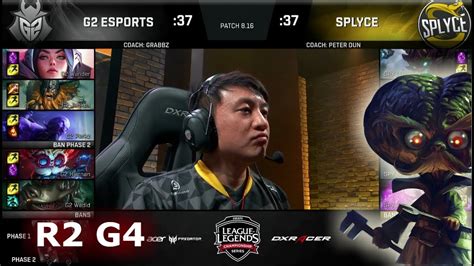 G2 ESports Vs Splyce Game 4 Round 2 EU Regional Qualifier For S8