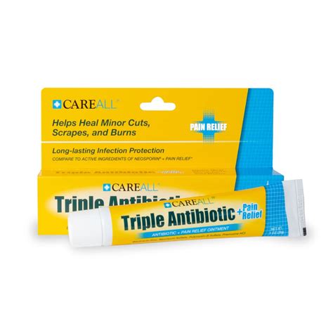 Amazon Careall Triple Antibiotic Ointment Pain Relief Oz