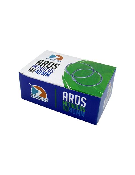 Aros Metalicos Ezco 40mm Caja X 100 Unid 550040