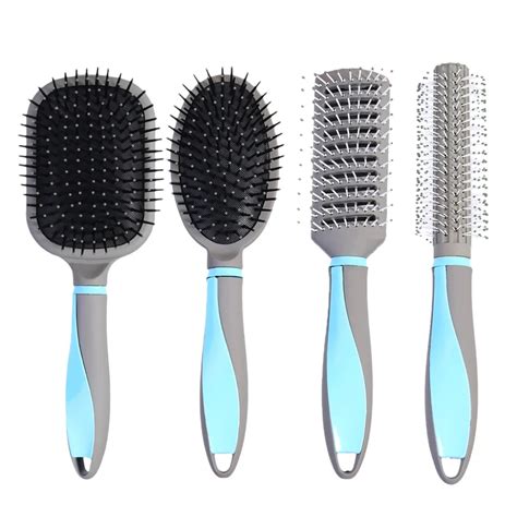 Buy Kemei Anti Static Fashion Hair Brush Comb Plastic Rubber Handle Massage