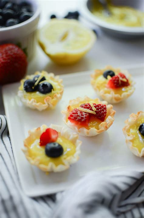 Mini Lemon Curd Tartlets Crumb Kisses