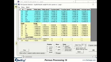 Pyrometallurgy EX 8) Open Calculation - YouTube