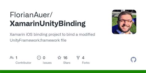 GitHub FlorianAuer XamarinUnityBinding Xamarin IOS Binding Project